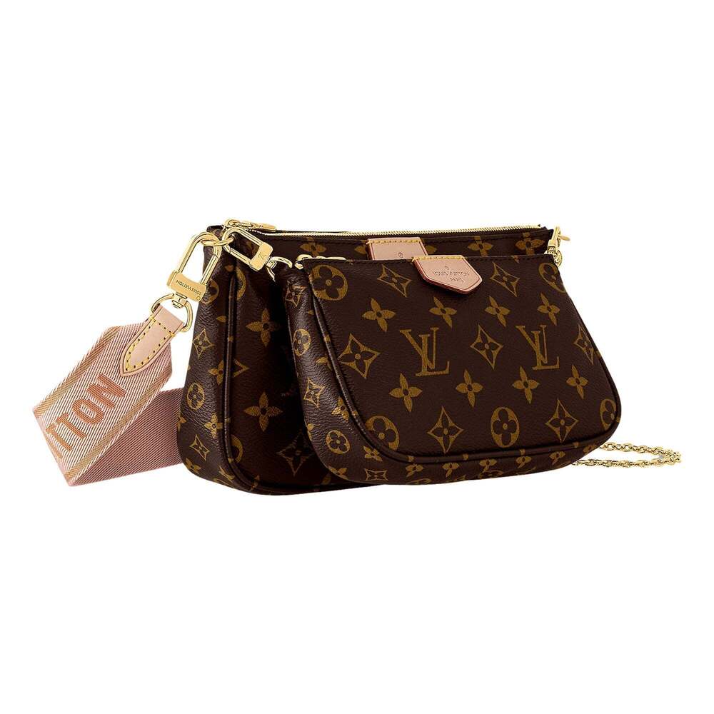 Louis Vuitton Multi Pochette Accessoires Classic Monogram Crossbody Light